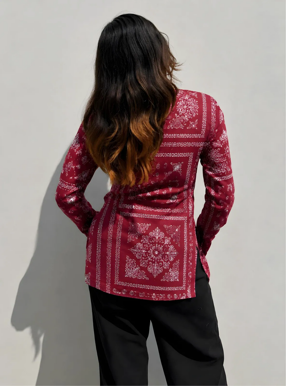 Beutiful Square Neck Kurti