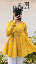 Bestselling Pure Cotton Peplum Kurti