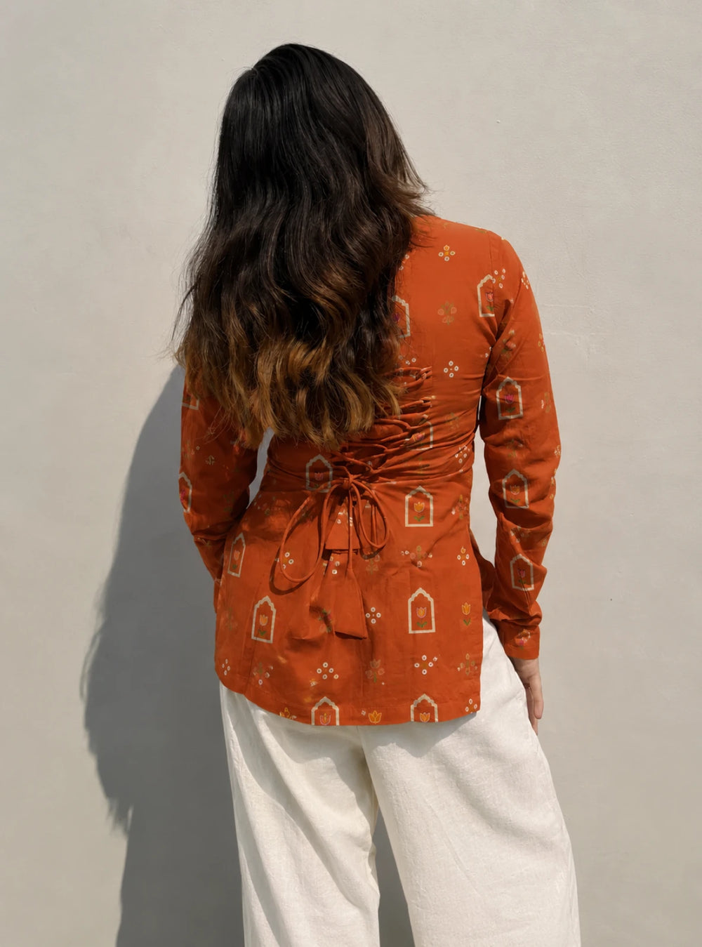Classy Square Neck Corset Back Kurti