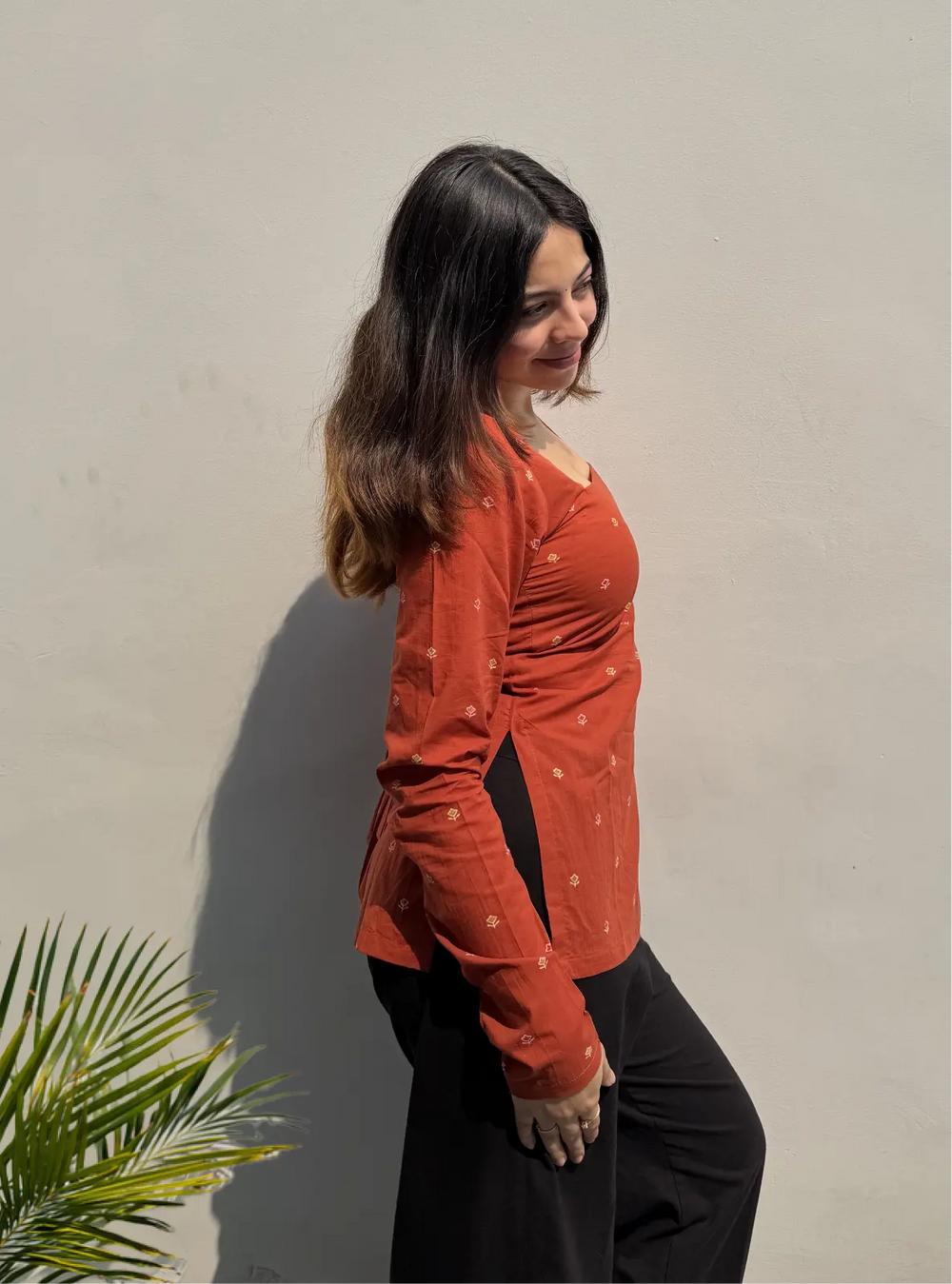 Classy Square Neck Corset Back Kurti