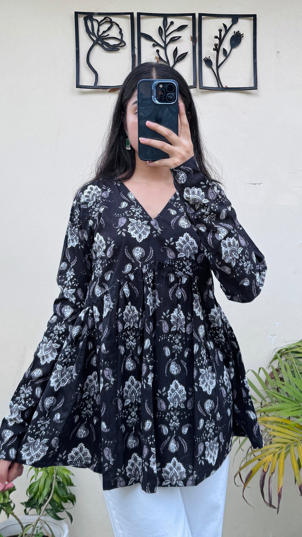 Trending Pure Cotton Peplum Kurti