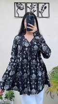 Trending Pure Cotton Peplum Kurti