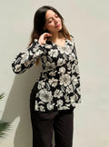 Classy Black V Neck Kurti
