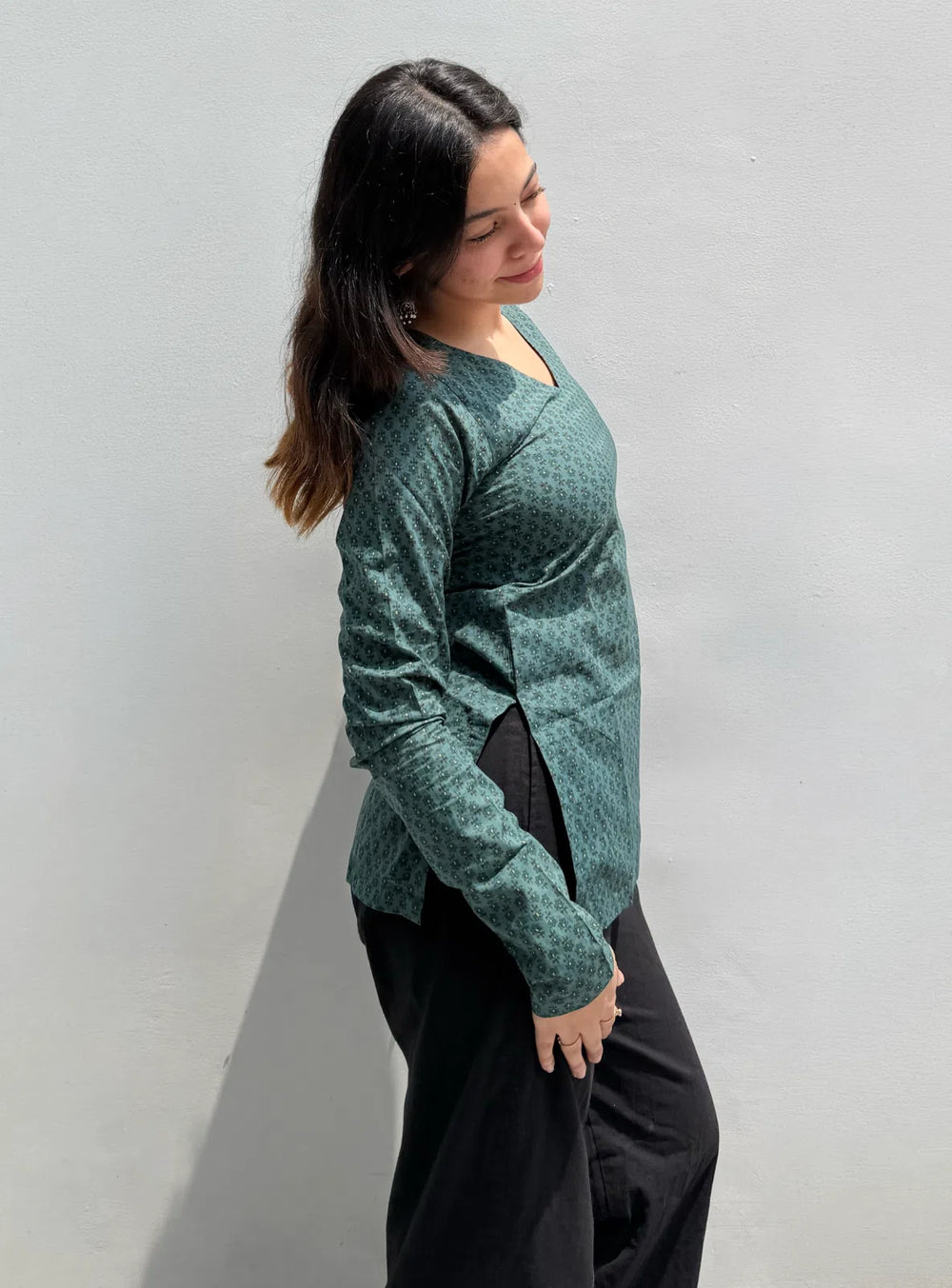 Beutiful V Neck Kurti