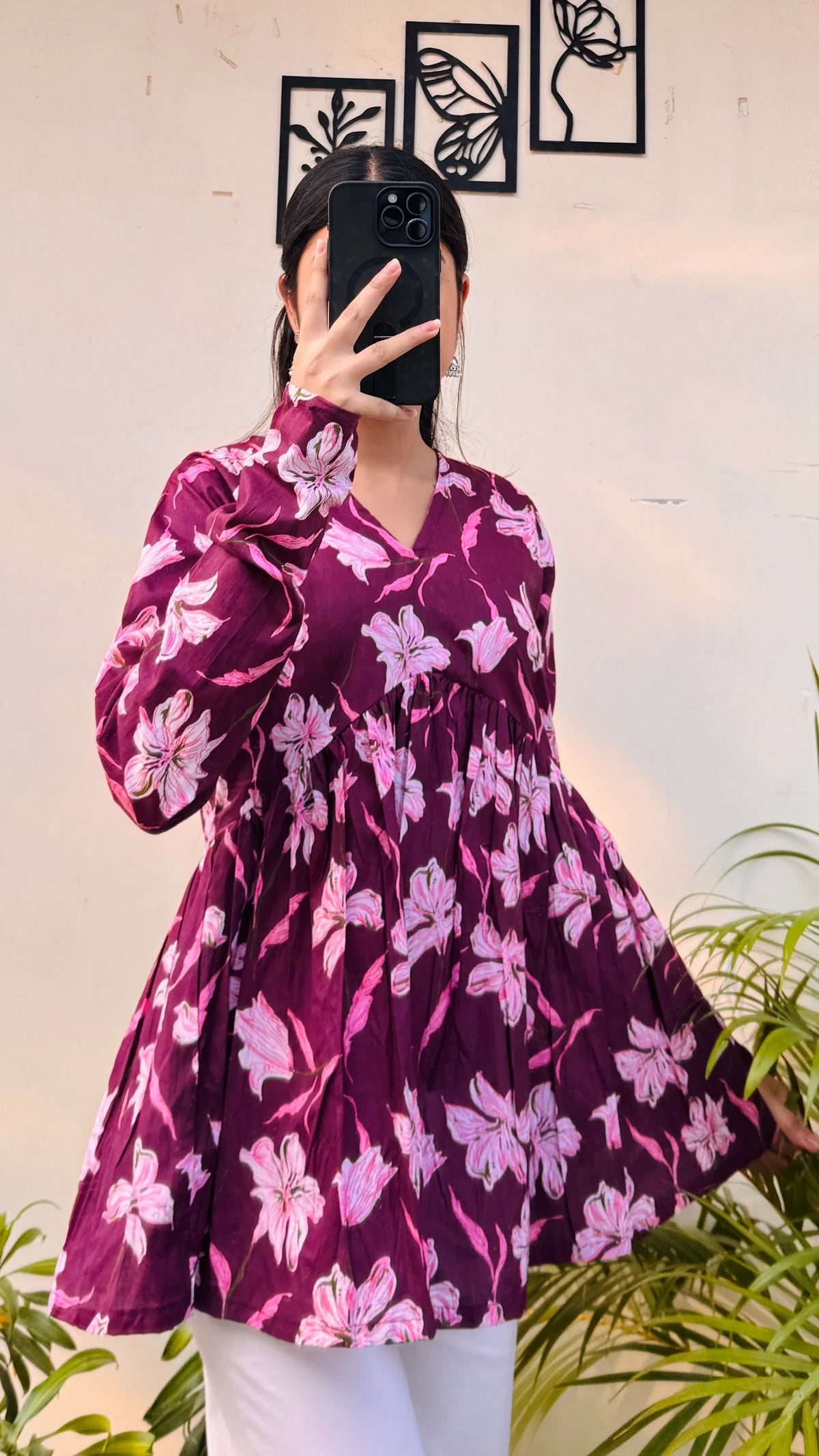 Bestselling Pure Cotton Peplum Kurti