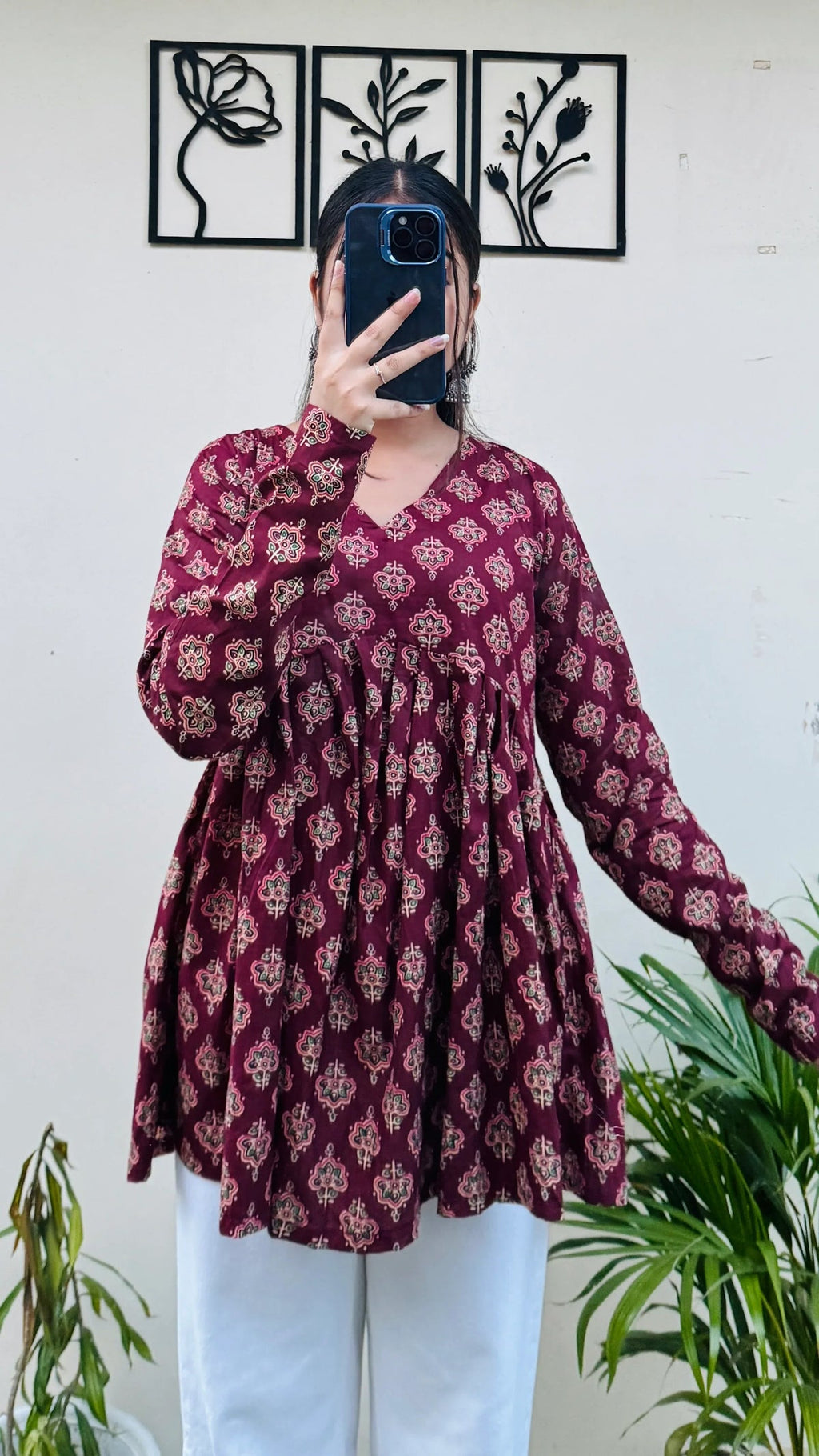 Bestselling Pure Cotton Peplum Kurti