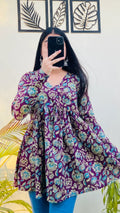 Bestselling Pure Cotton Peplum Kurti