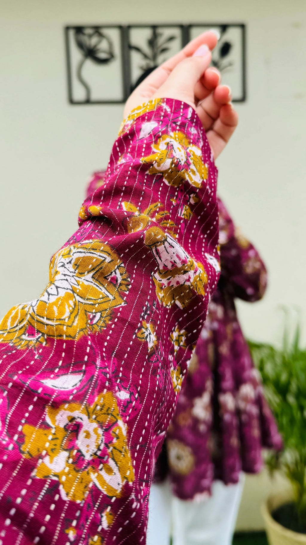 Classy Pure Cotton Peplum Kurti