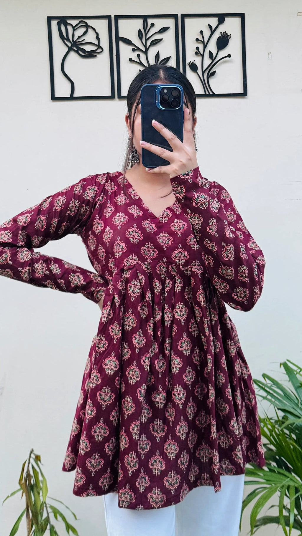 Bestselling Pure Cotton Peplum Kurti