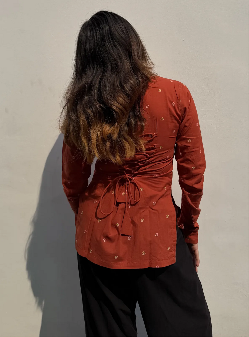Classy Square Neck Corset Back Kurti