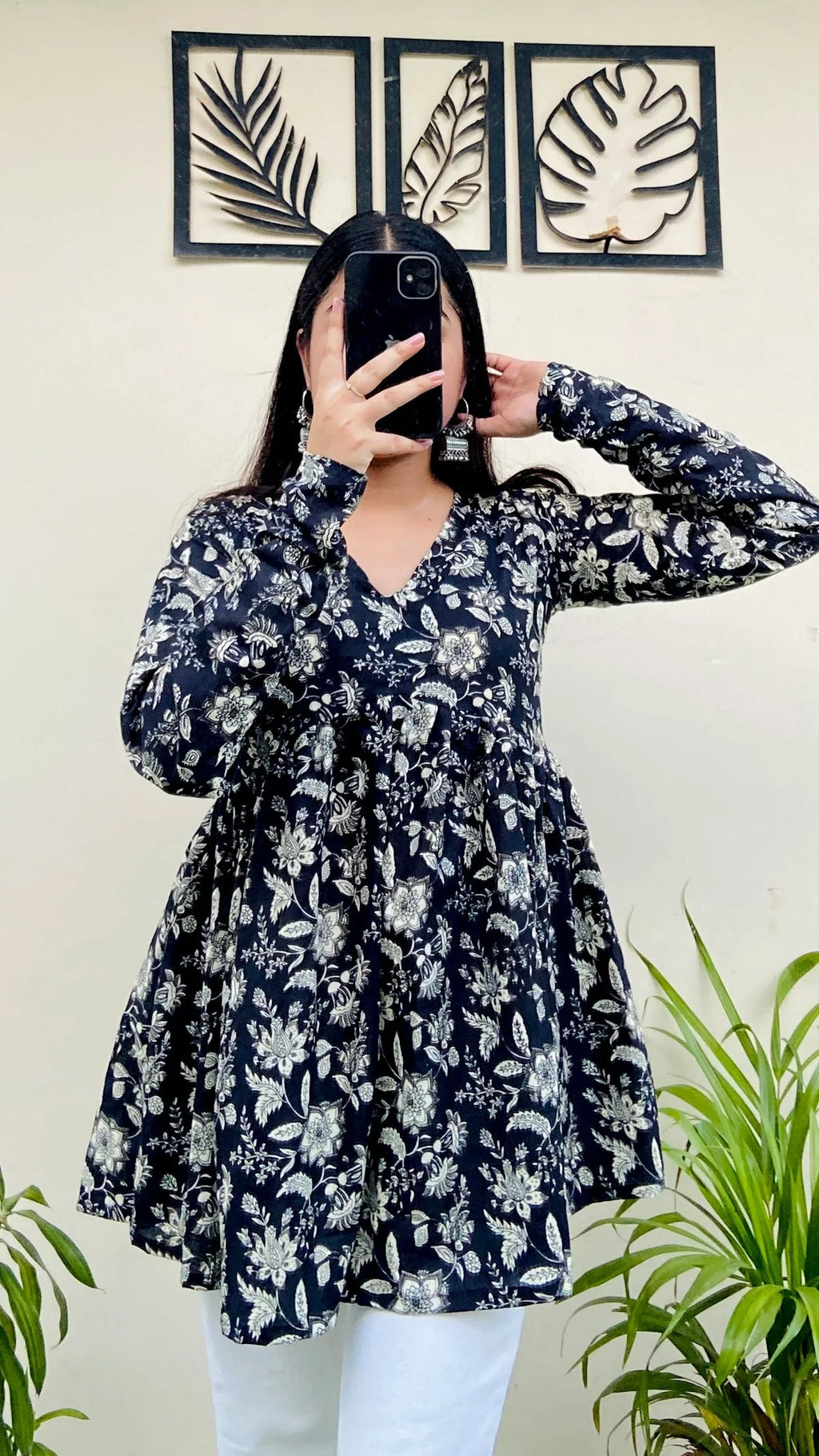 Bestselling  Pure Cotton Peplum Kurti