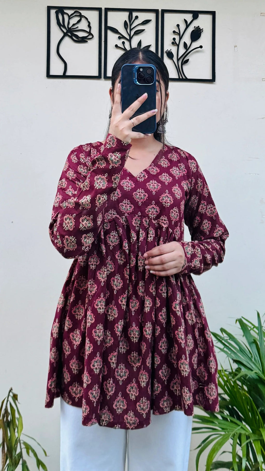 Bestselling Pure Cotton Peplum Kurti