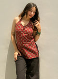 Trendy Halter Neck Sleevless Kurti