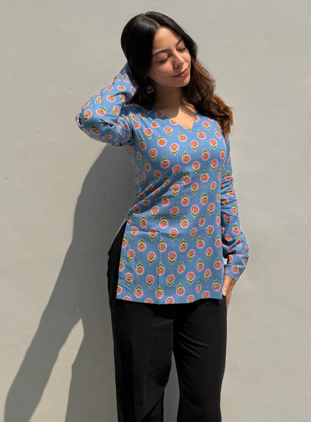 Trending V Neck Kurti