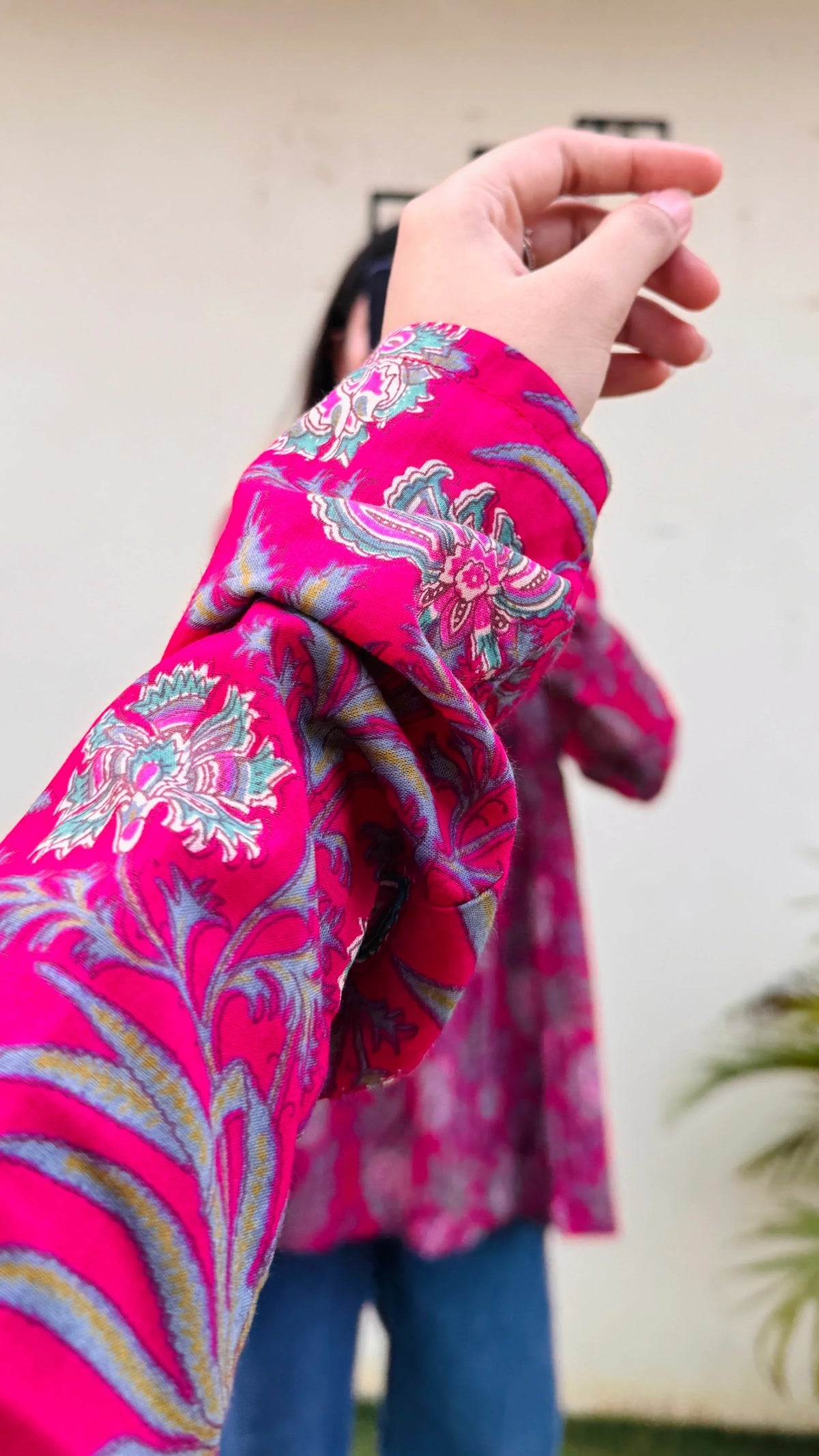 Beutiful Pure Cotton Peplum Kurti