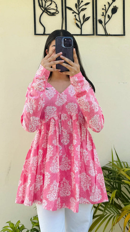 Bestselling Pure Cotton Peplum Kurti