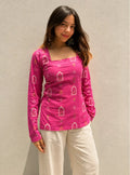 Classy Square Neck Corset Back Kurti