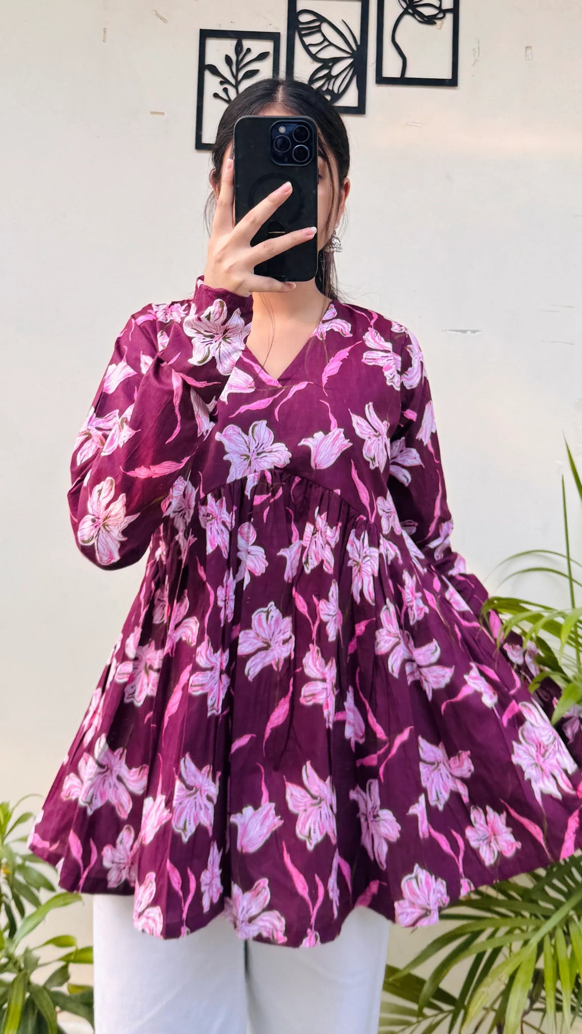 Bestselling Pure Cotton Peplum Kurti