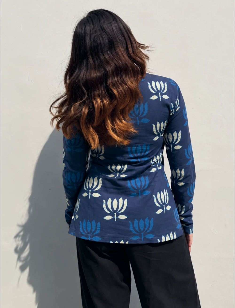 New Print Halter Neck Kurti