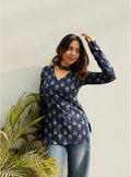 Trendy Pure Cotton Full Sleevs Kurti