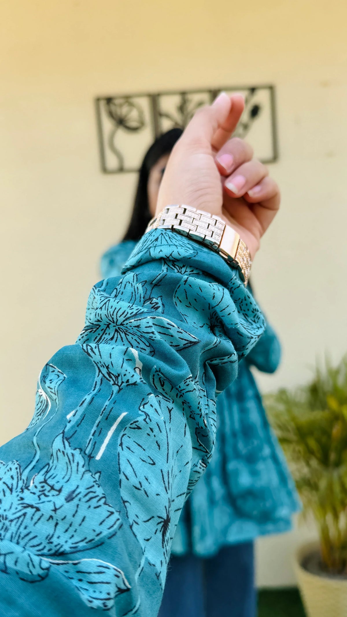 Trendy Pure Cotton Peplum Kurti