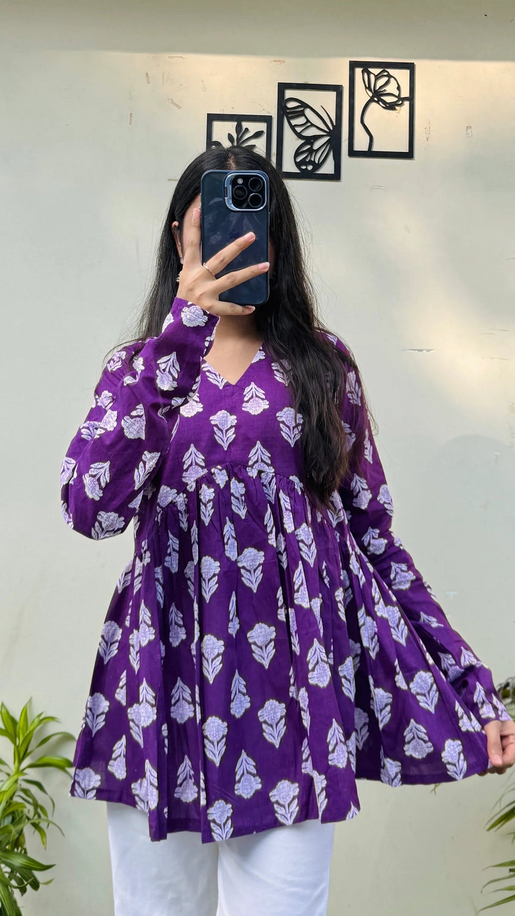 Bestselling Pure Cotton Peplum Kurti