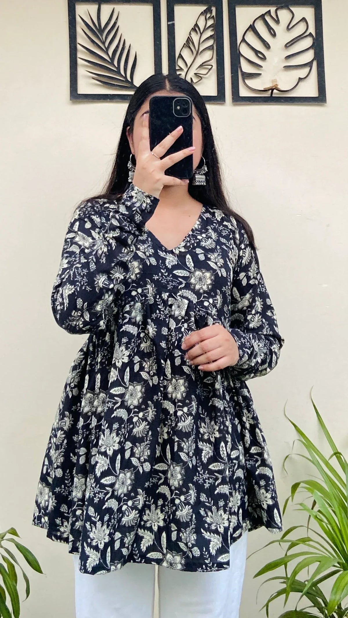 Bestselling  Pure Cotton Peplum Kurti