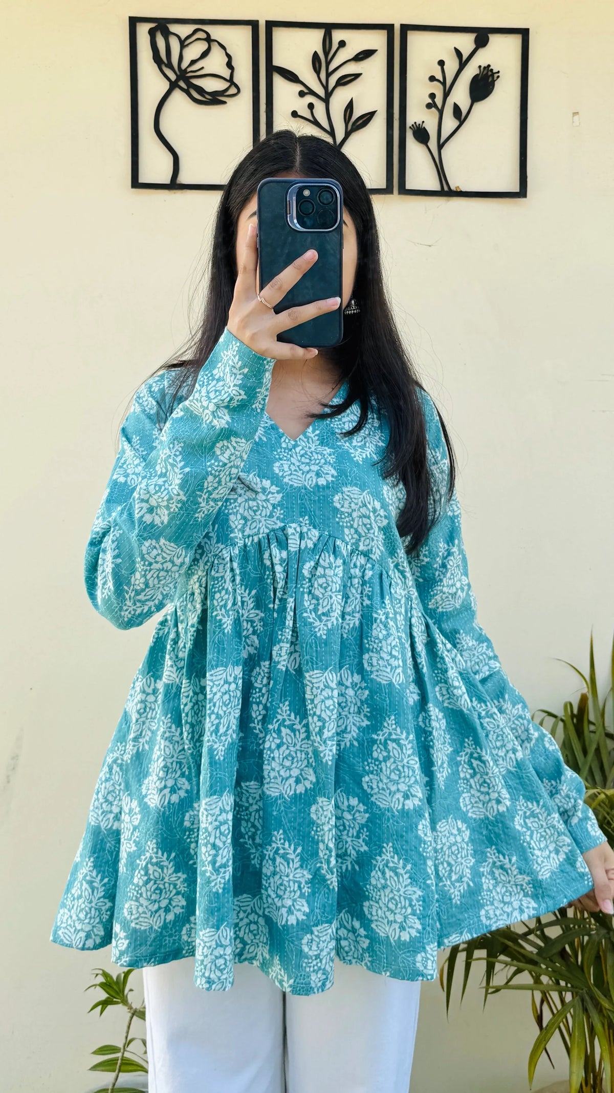 Bestselling Pure Cotton Peplum Kurti