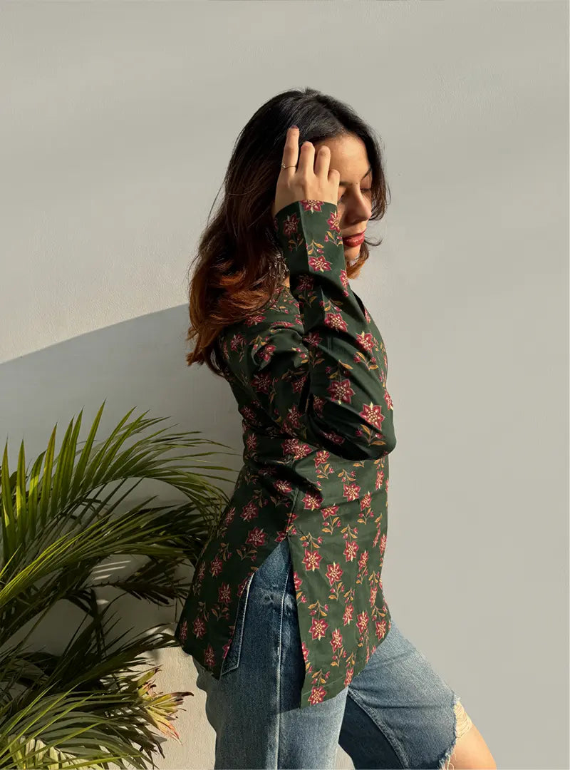 Bestselling V Neck Full Sleevs Kurti