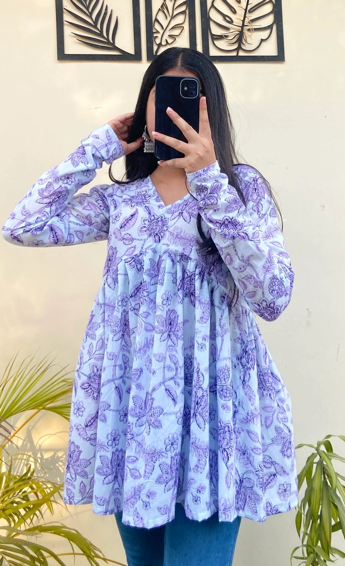 Trending Pure Cotton Peplum Kurti