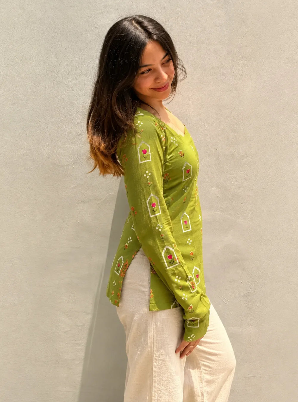Bestselling Square Neck Corset Back Kurti