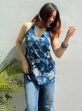Trendy Halter Neck Sleevless Kurti