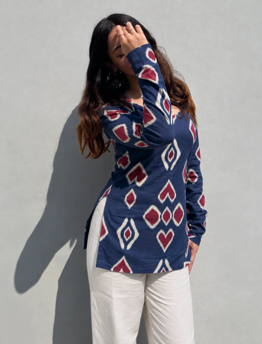 Trendy Square Neck Kurti