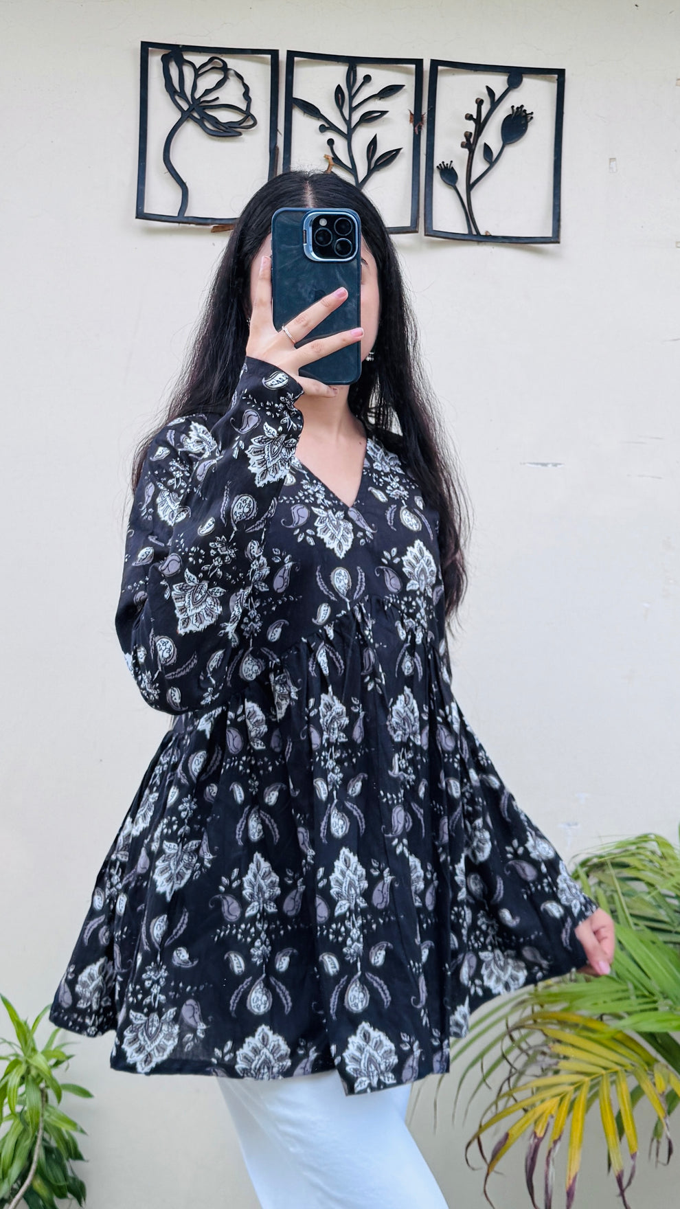Trending Pure Cotton Peplum Kurti