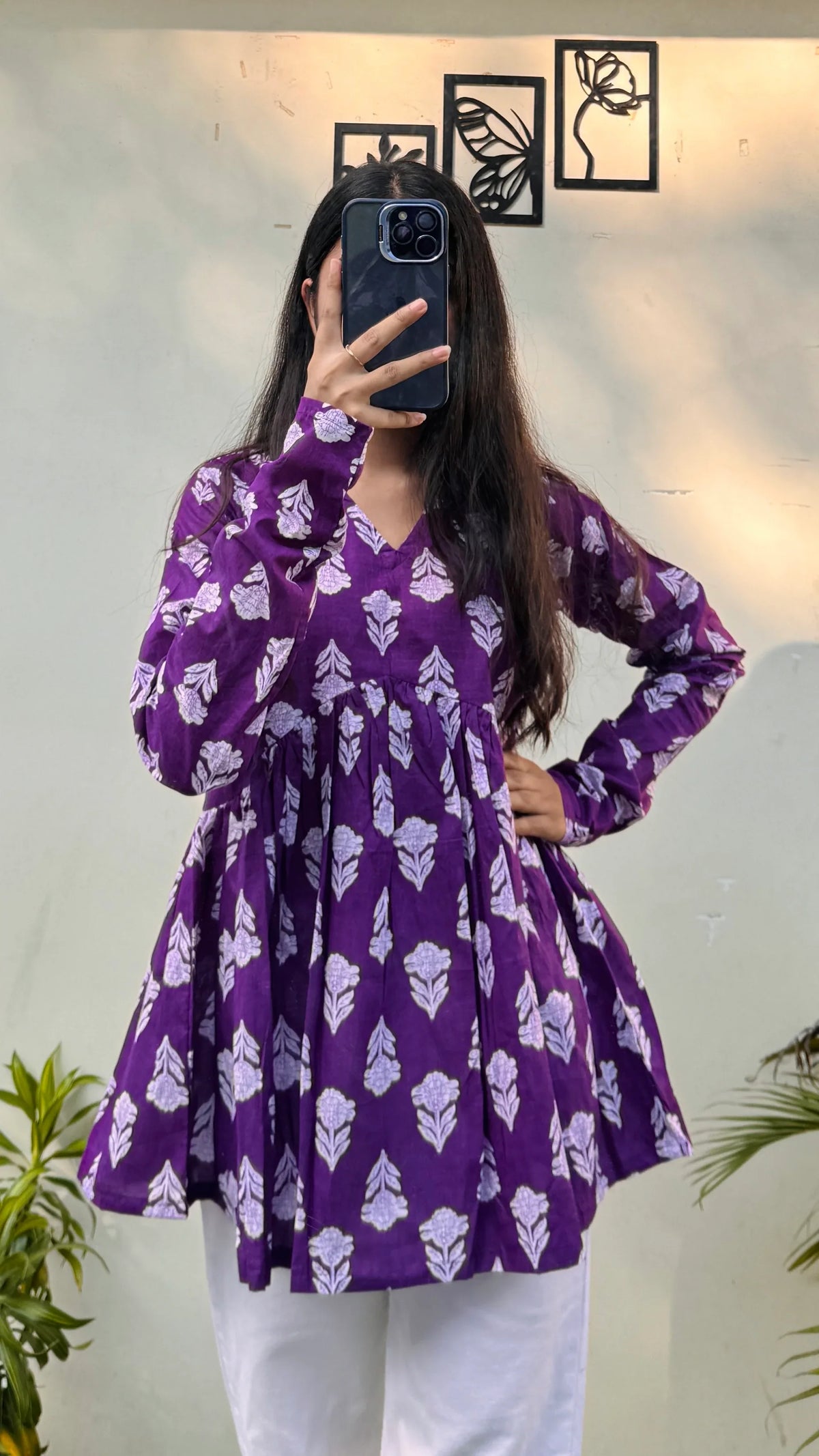 Bestselling Pure Cotton Peplum Kurti