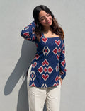 Trendy Square Neck Kurti