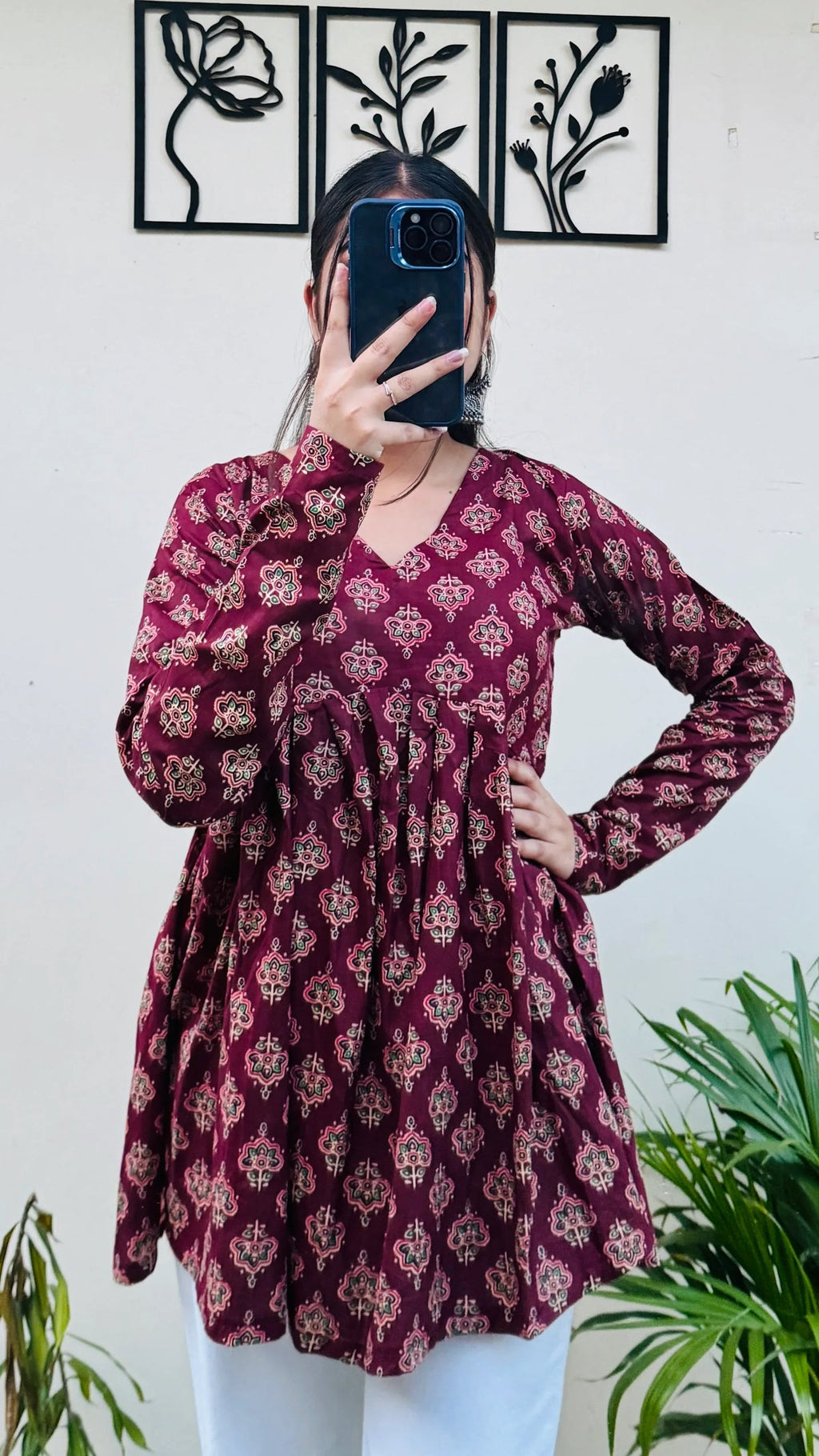 Bestselling Pure Cotton Peplum Kurti