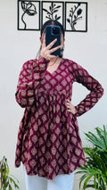 Bestselling Pure Cotton Peplum Kurti