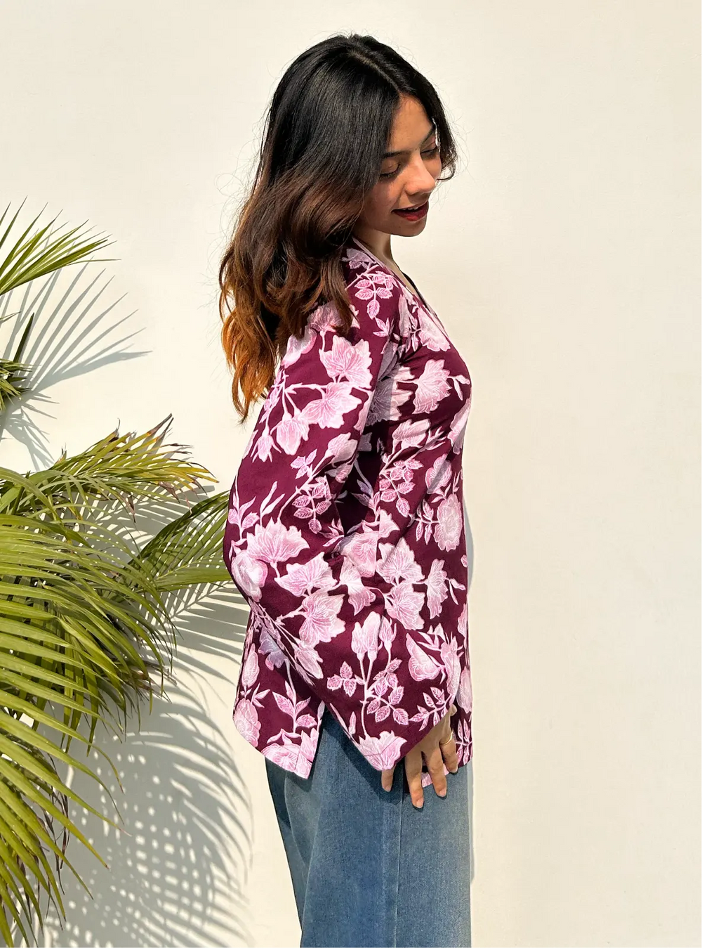 Beutiful V Neck Kurti