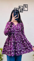 Beutiful Pure Cotton Peplum Kurti