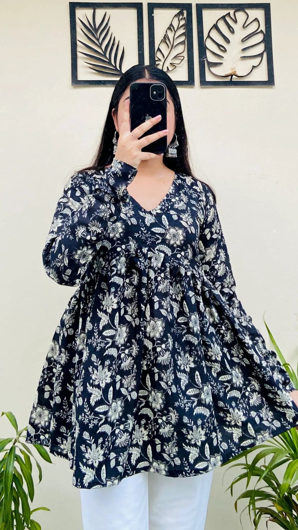 Bestselling  Pure Cotton Peplum Kurti