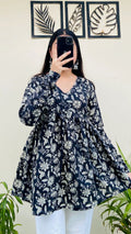 Bestselling  Pure Cotton Peplum Kurti