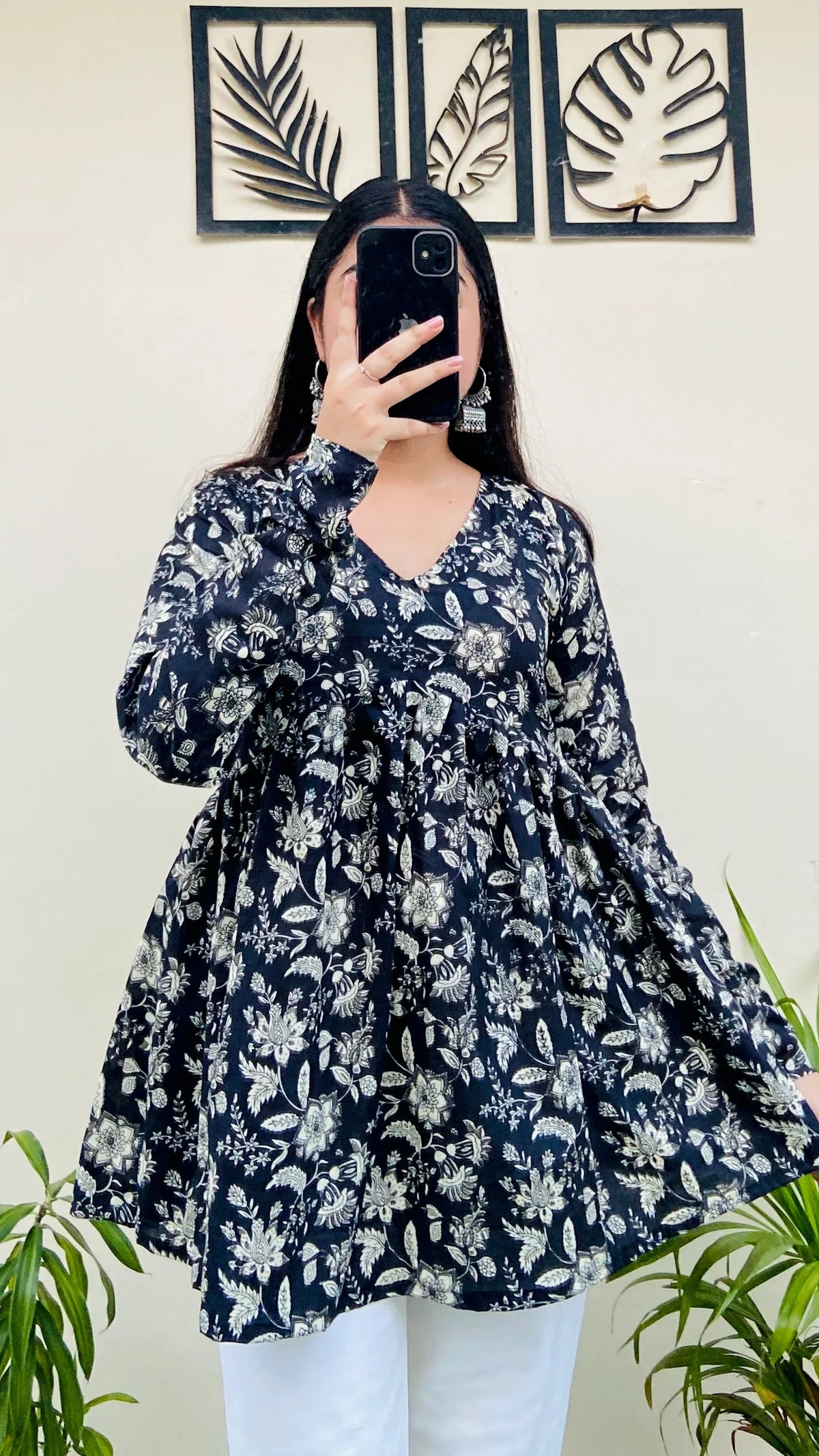 Bestselling  Pure Cotton Peplum Kurti