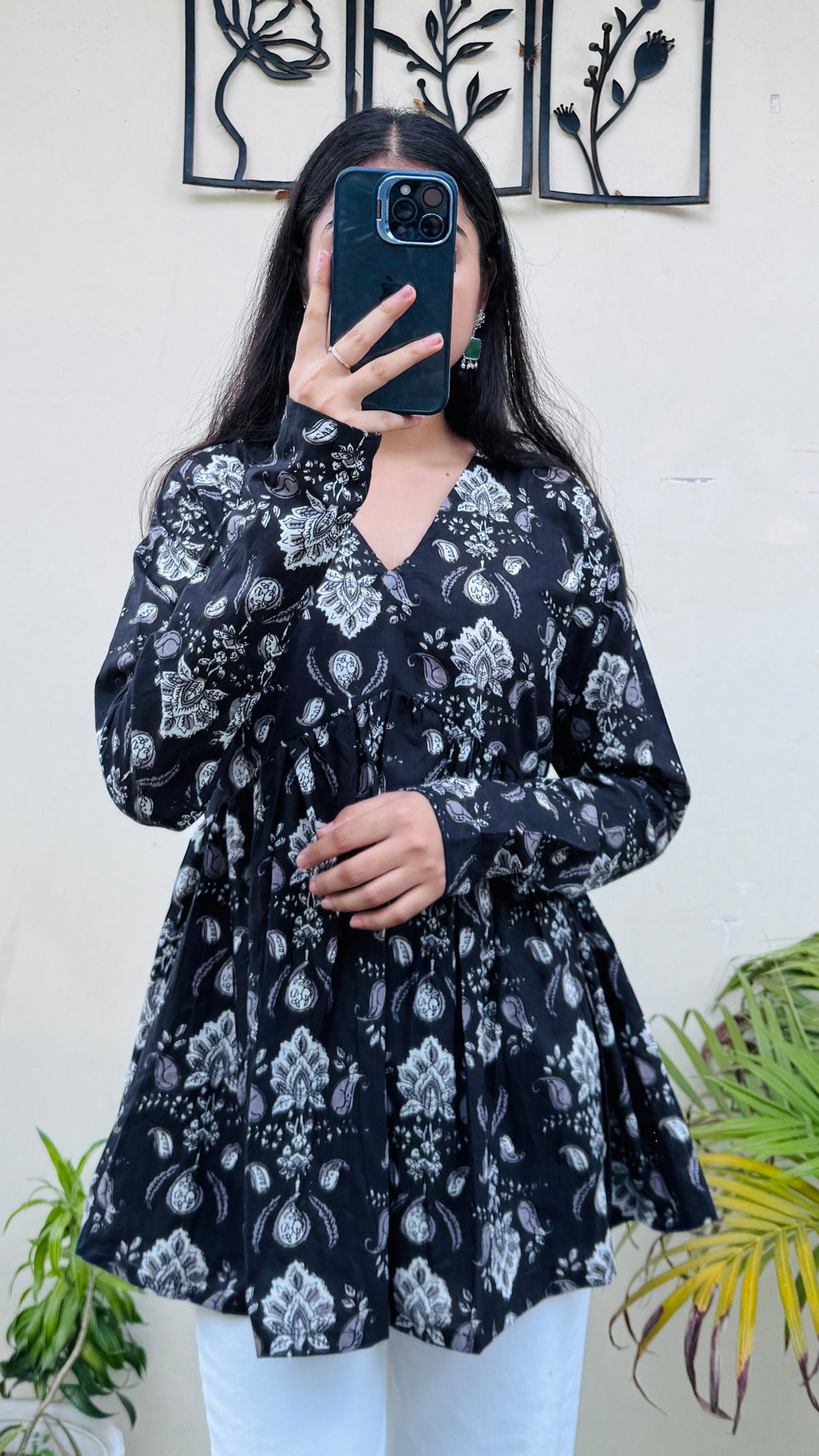 Trending Pure Cotton Peplum Kurti