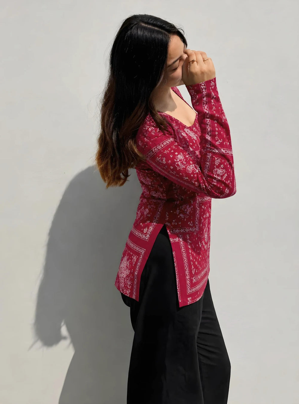 Beutiful Square Neck Kurti