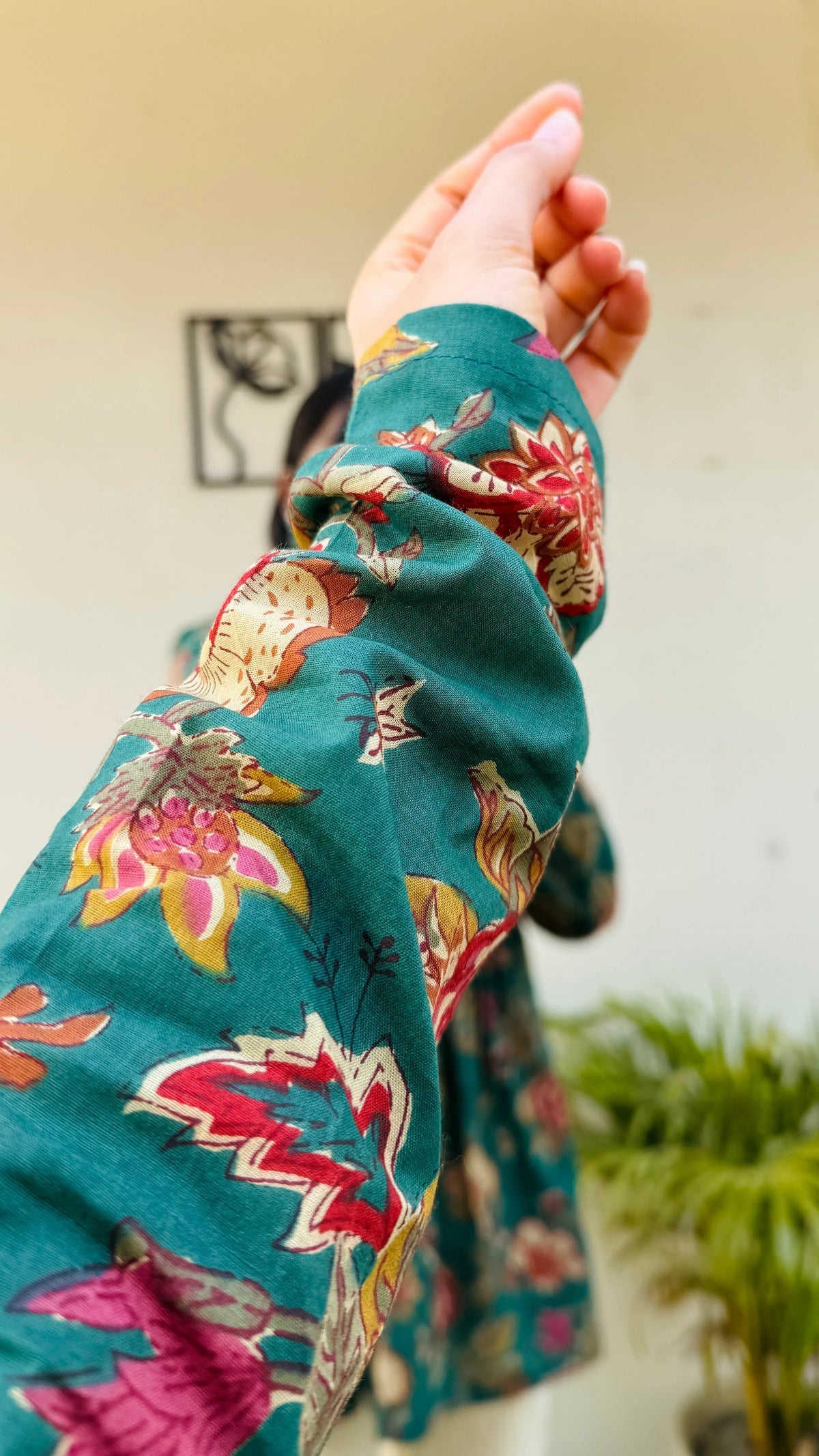 Beutiful Pure Cotton Peplum Kurti