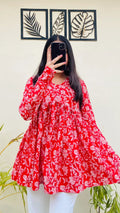 Lovely Pure Cotton Peplum Kurti